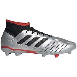 Kopačky Adidas Predator 19.2 Fg M F35601 černá/stříbrná stříbro
