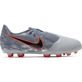 Fotbalová obuv Nike Phanton Venom Academy Fg Jr AO0362-008 šedá vícebarevný