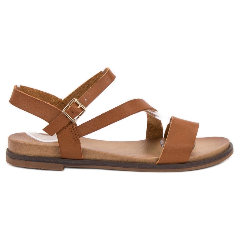 SHELOVET Neformální sandály hnědý