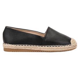 Primavera Černé espadrilky černá