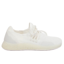 Bílé sportovní boty B-6851 White bílý Bílé sportovní boty B-6851 White bílý