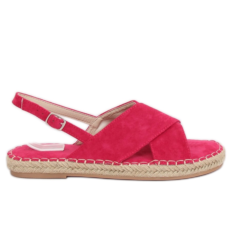 Sandály espadrilky Fuchsia YJ-2M12 Fuchsia růžový