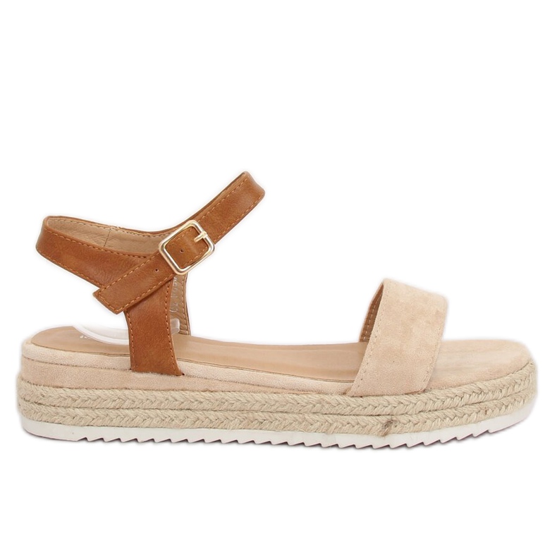 Béžové espadrilky sandály Y-8224 Beige béžový Béžové espadrilky sandály Y-8224 Beige béžový