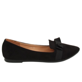Černé dámské balerínky 8F59 Black černá