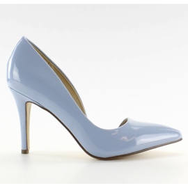 Pastelové asymetrické paty C26P Blue II-GAT modrý