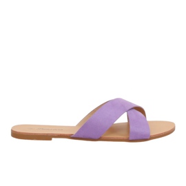Fialové dámské pantofle 930 Purple fialová