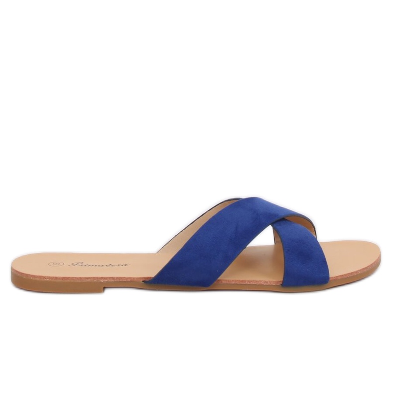 Tmavě modré dámské pantofle 930 Blue modrý