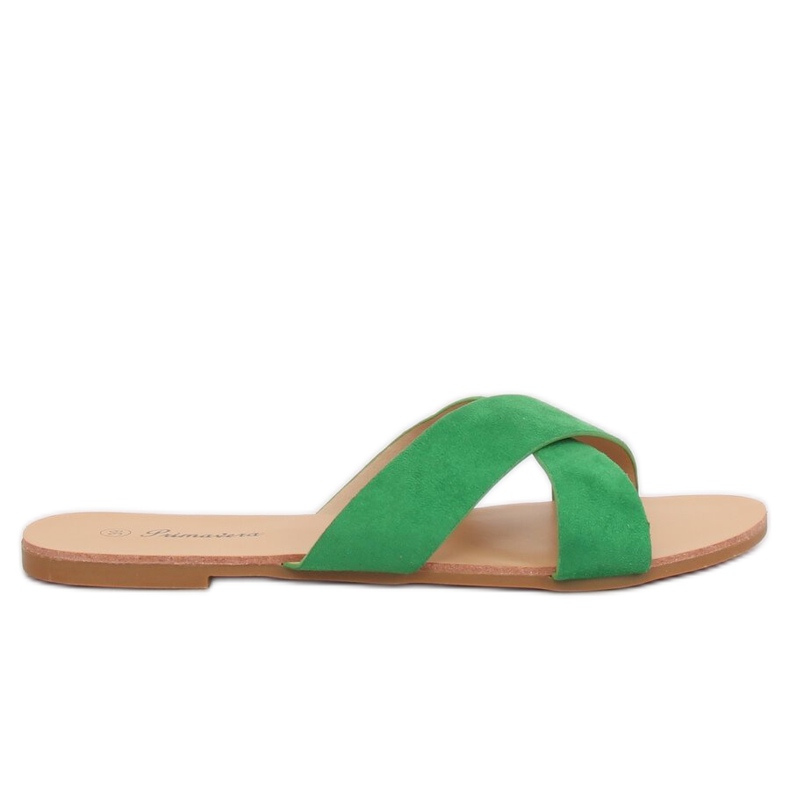 Zelené dámské zelené pantofle 930 Green zelená