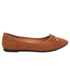 Balerínky s mandlovými čepicemi velbloud 8F58 Camel hnědý