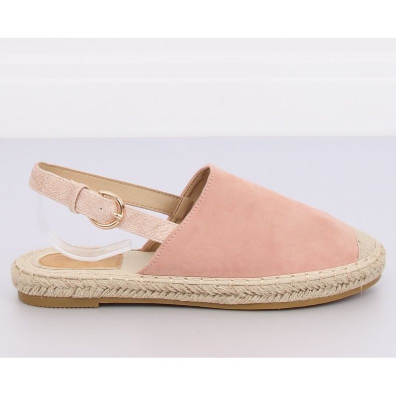 Espadrily s odkrytou patou růžová HH-119 Pink II-GAT růžový
