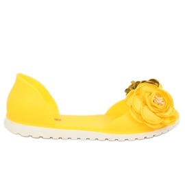 Žluté balerínky Meliski W-13 Yellow žluť
