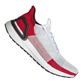 Běžecké boty adidas UltraBoost 19 M EF1341 bílý červený