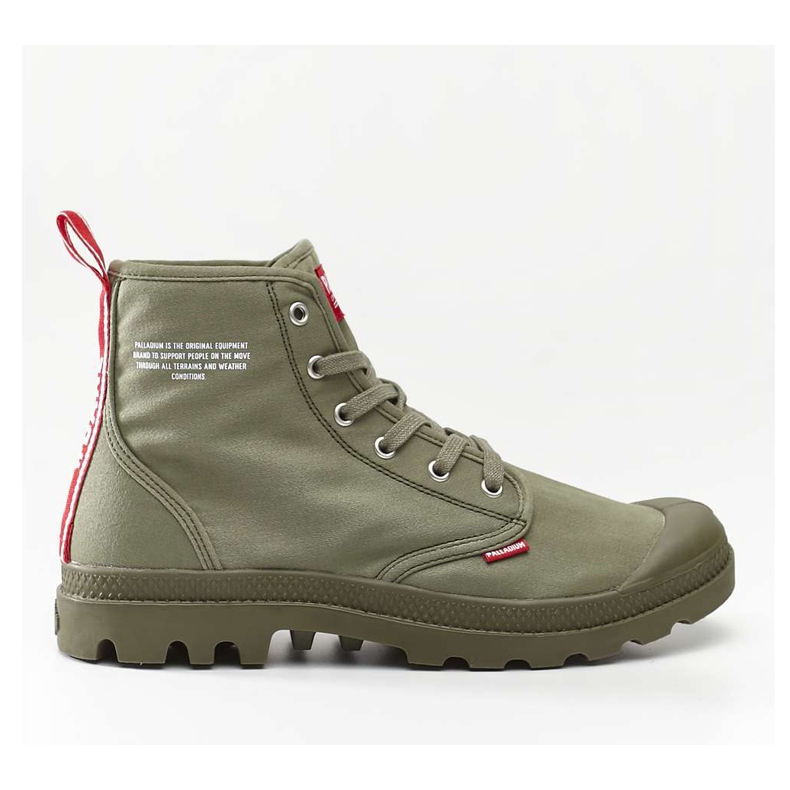 Palladium Pampa Hi Dare 325 Olivová noc vícebarevný zelená