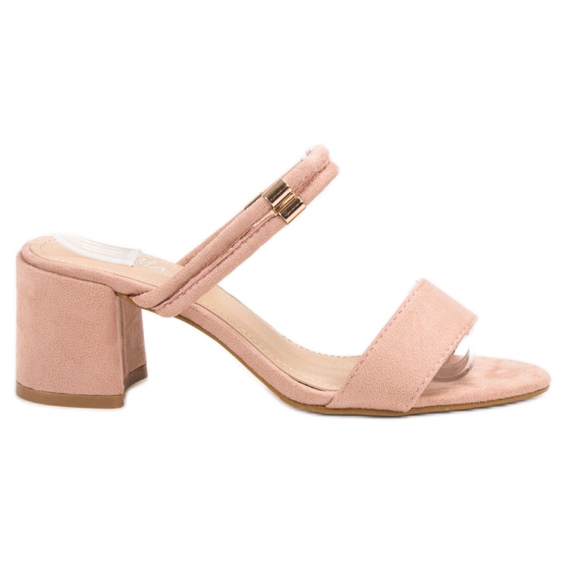 Fama Stylové pantofle růžový