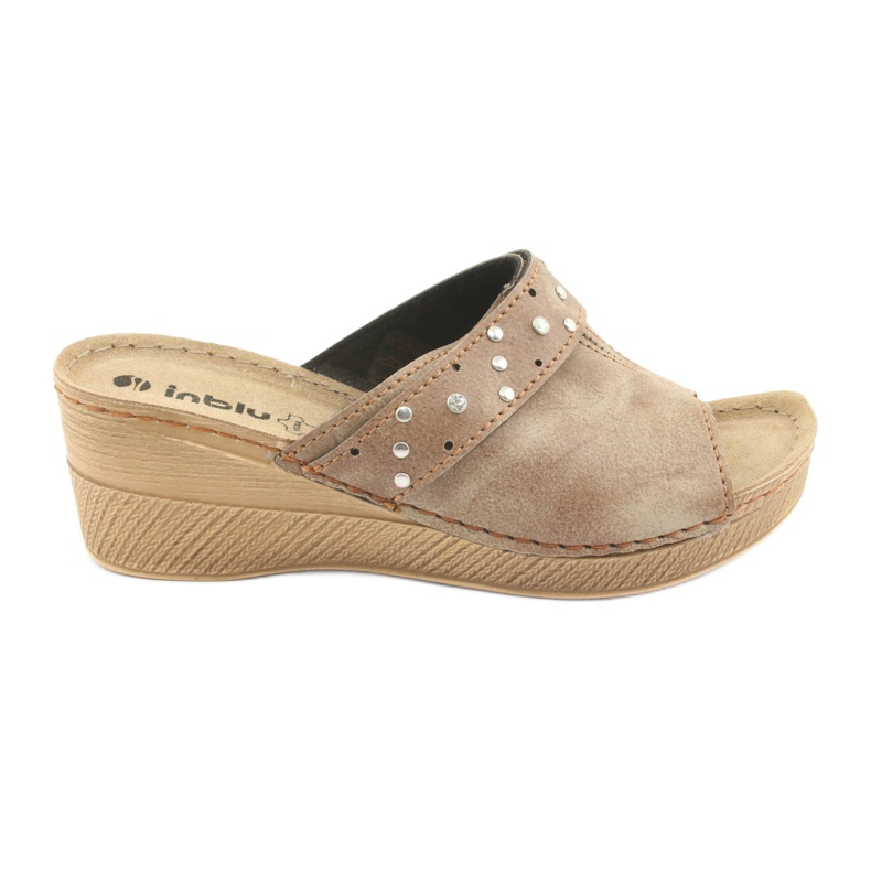 Dámský klín Inblu OS007 hnědý