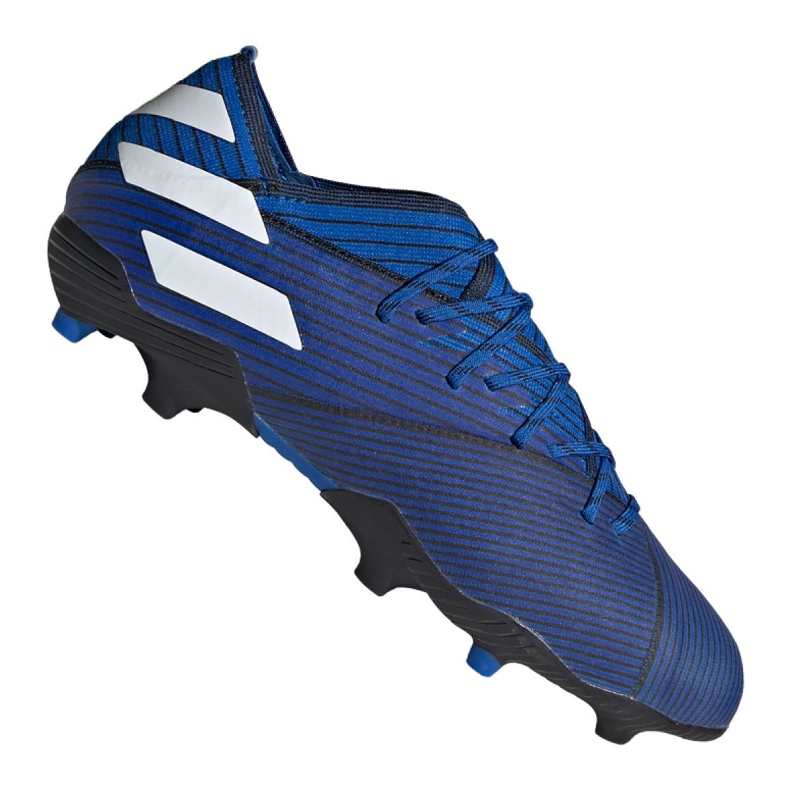 Kopačky Adidas Nemeziz 19.1 Fg Jr CF99957 modrý modrý