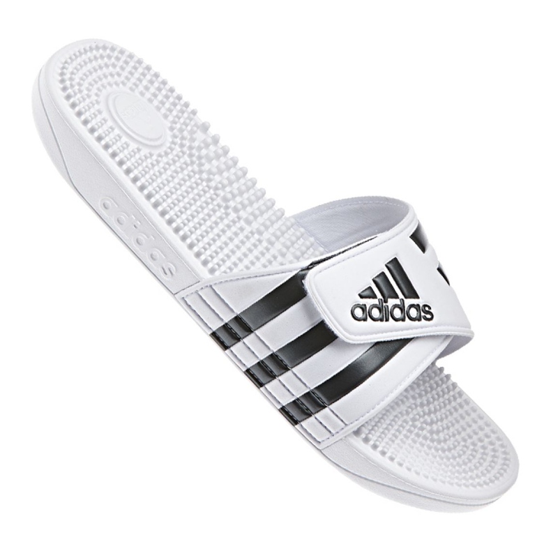 Pantofle Adidas Adissage M F35573 bílý