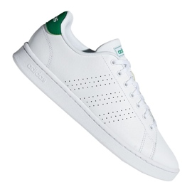 Boty Adidas Advantage M F36424 bílý zelená