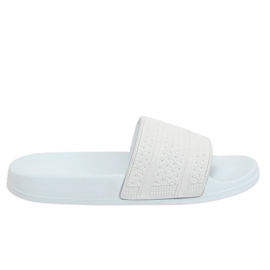 Modré pěnové pantofle J10761 Blue modrý