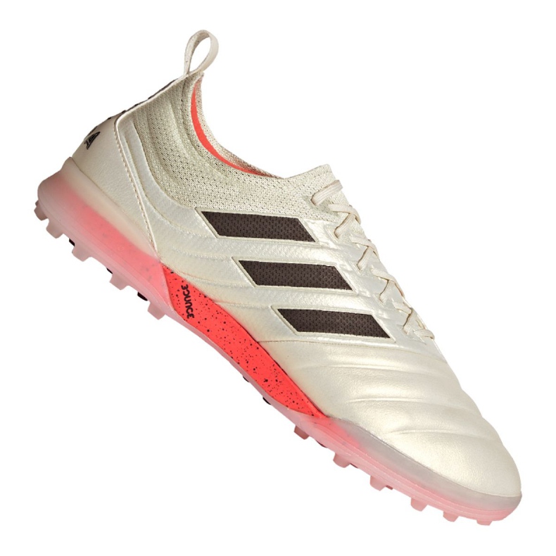 Kopačky Adidas Copa 19.1 Tf M BC0563 bílý béžový