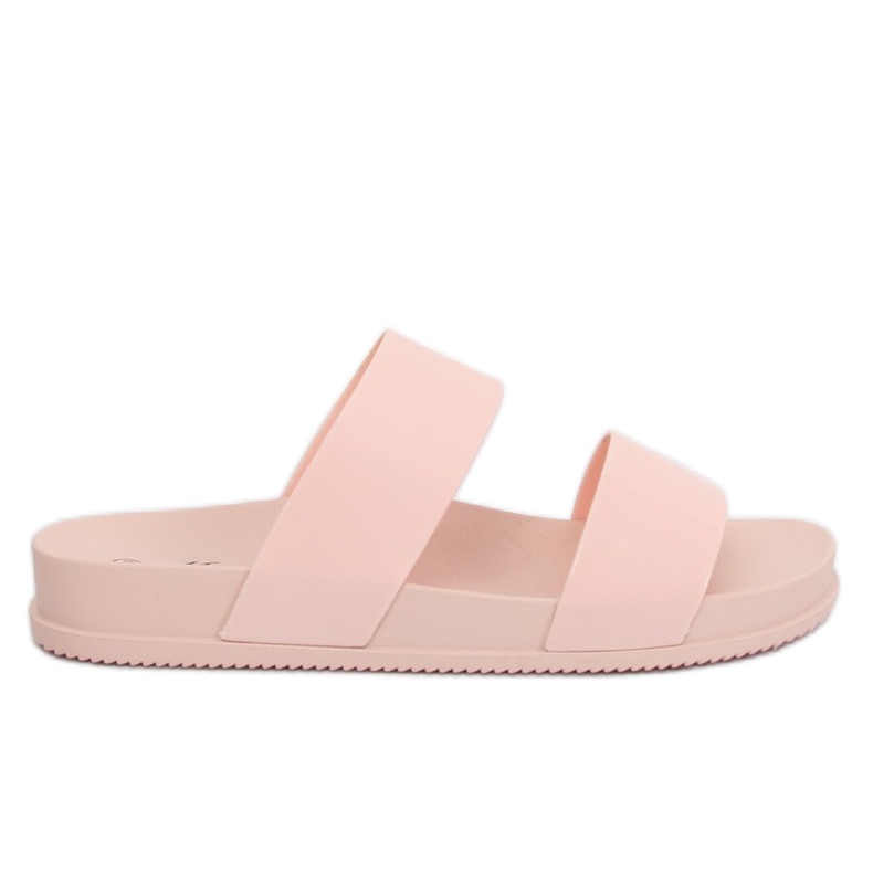 Růžové dámské růžové pantofle TS-23 Pink růžový Růžové dámské růžové pantofle TS-23 Pink růžový