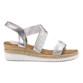 Bello Star Espadrilles Nazouvací sandály šedá