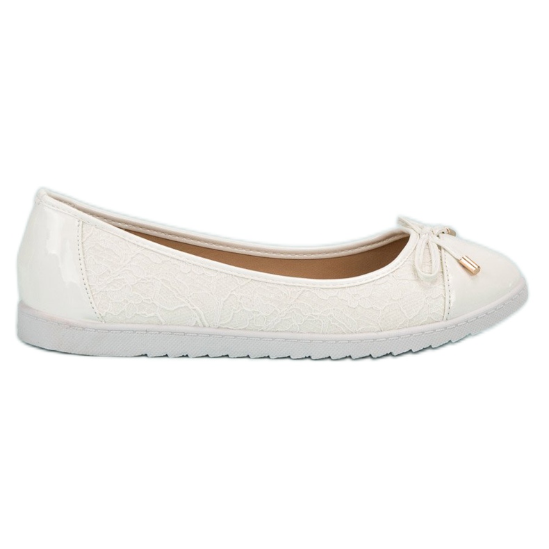 Super Me Bílé balerínky bílý Super Me Bílé balerínky bílý