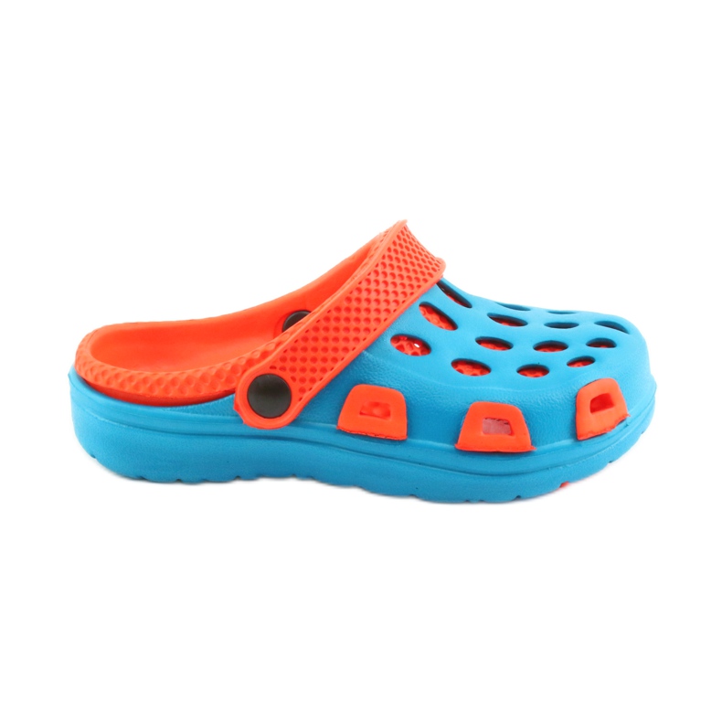 Aqua-speed pantofle modrý oranžový