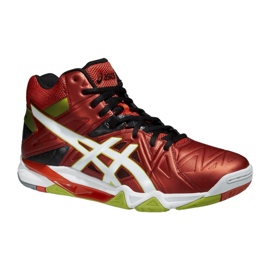 Volejbalové boty Asics Gel-Cyber ​​Sensei 6 Mt M B503Y-2101 vícebarevný červený