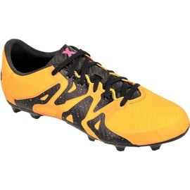 Kopačky Adidas X 15.3 FG / AG Jr S74637 vícebarevný pomerančový