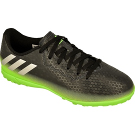 Kopačky Adidas Messi 16.4 Tf Jr AQ3515 černá černá Kopačky Adidas Messi 16.4 Tf Jr AQ3515 černá černá