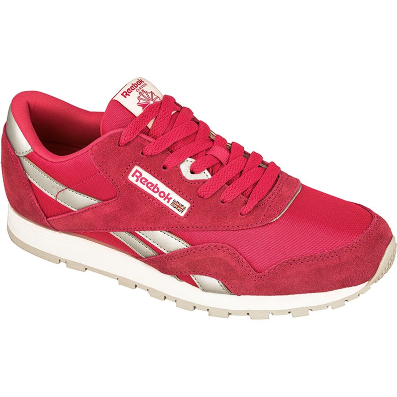 Reebok Classic Nylon Jr BD1287 růžový Reebok Classic Nylon Jr BD1287 růžový