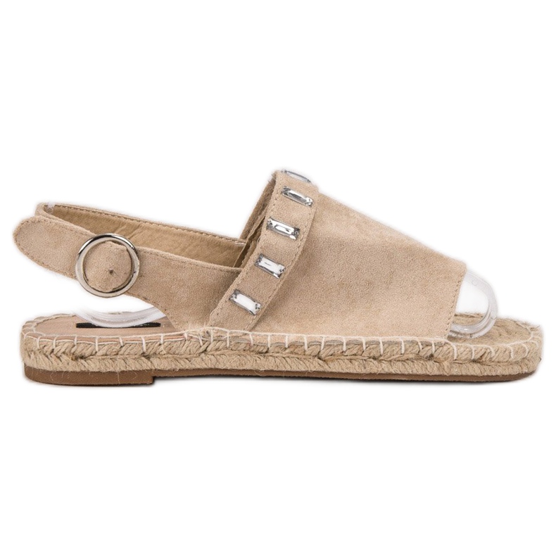 Vices Uzavřené ploché sandály hnědý