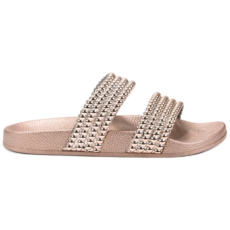 Bello Star Pantofle S Korálky žlutá