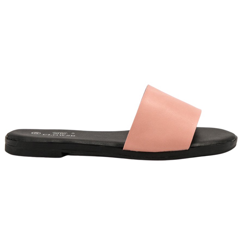 Clowse Klasické práškové pantofle růžový