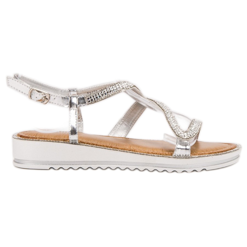 SHELOVET Sandály Na Platformě šedá