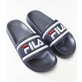 Fila Morro Bay Slipper Wmn 29Y Modré šaty bílý námořnická modř