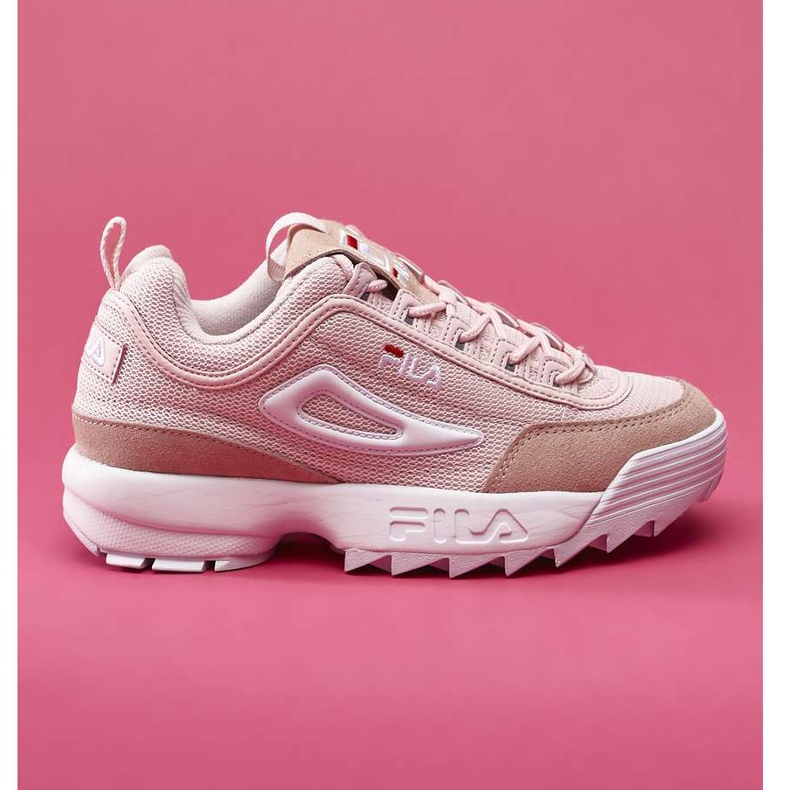 Fila Disruptor Mesh Low Wmn Chalk Pink hnědý