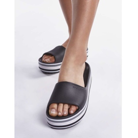 Crocs Cb Platform Bld Color Slide 001 Černá