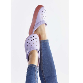 Crocs Crocband Platform Clog 5P9 Lavender Melon vícebarevný