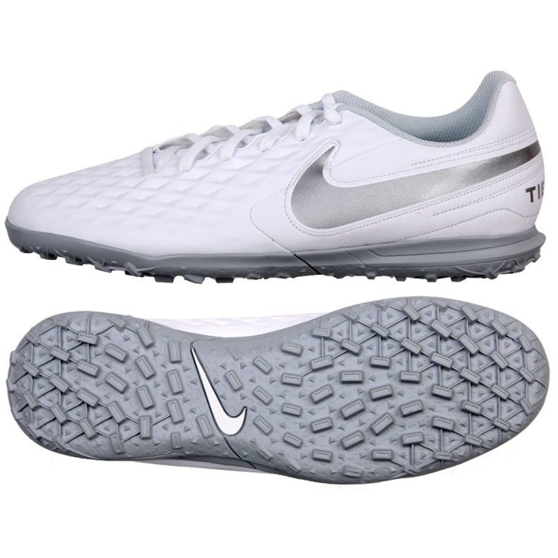 Kopačky Nike Tiempo Legend 8 Academy Club Tf M AT6109-100 bílý bílý