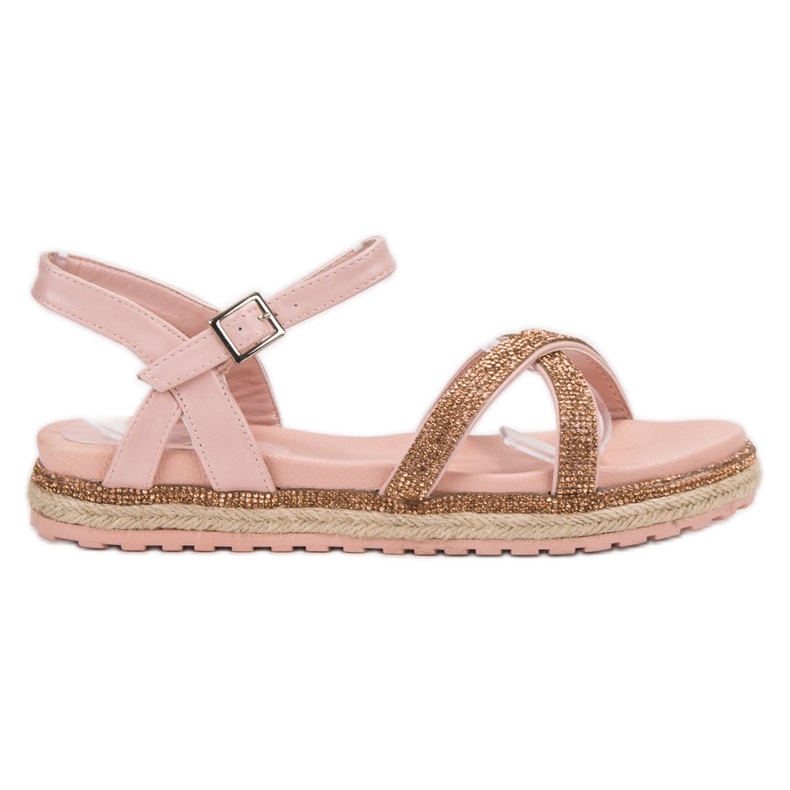 SHELOVET Růžové dámské sandály růžový