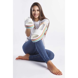 Crocs Cb Platform Bld Color Slide 100 White bílý
