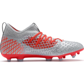 Kopačky Puma Future 4.3 Netfit Fg Ag M 105612 01 vícebarevný šedá