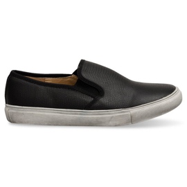 Nazouvací tenisky Slip On 2207 černá černý