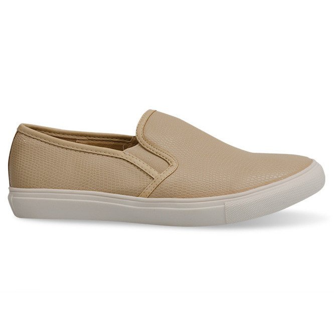 Nazouvací tenisky Slip On 2207 béžová béžový