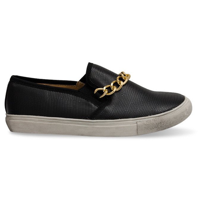 Tenisky Slip On 7064 černé černá