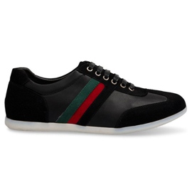 Městská obuv pro volný čas 12-2802 Černá černý