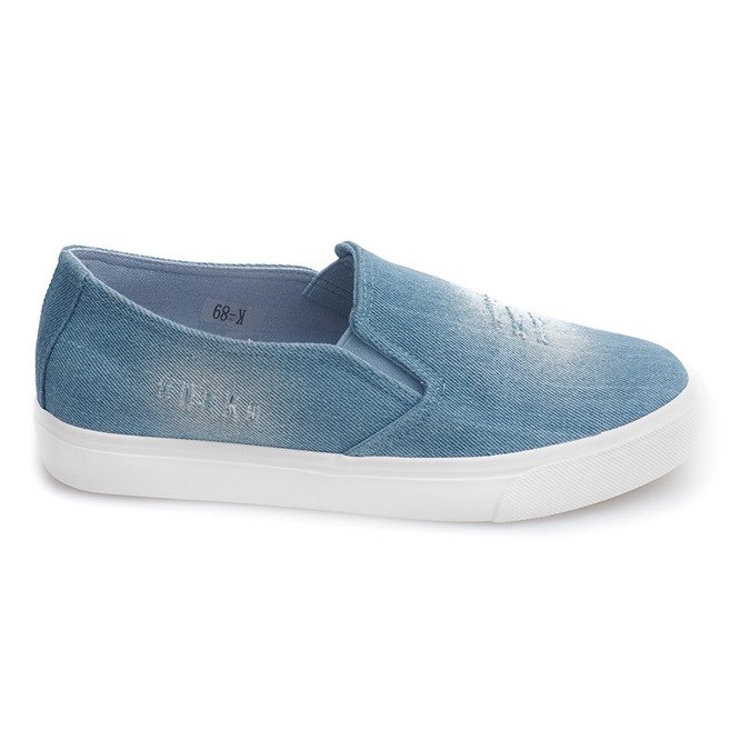 Slip On Jeans K-89 Blue námořnická modrá modrý