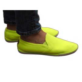 Žluté nazouvací tenisky Lycra BL180 žluť
